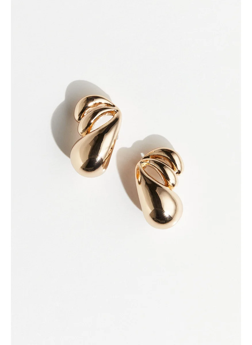 اتش اند ام Sculptural Earrings