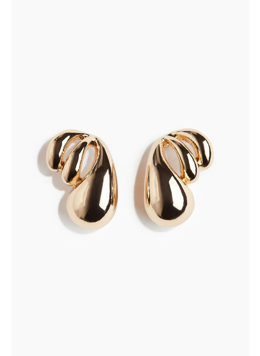 اتش اند ام Sculptural Earrings