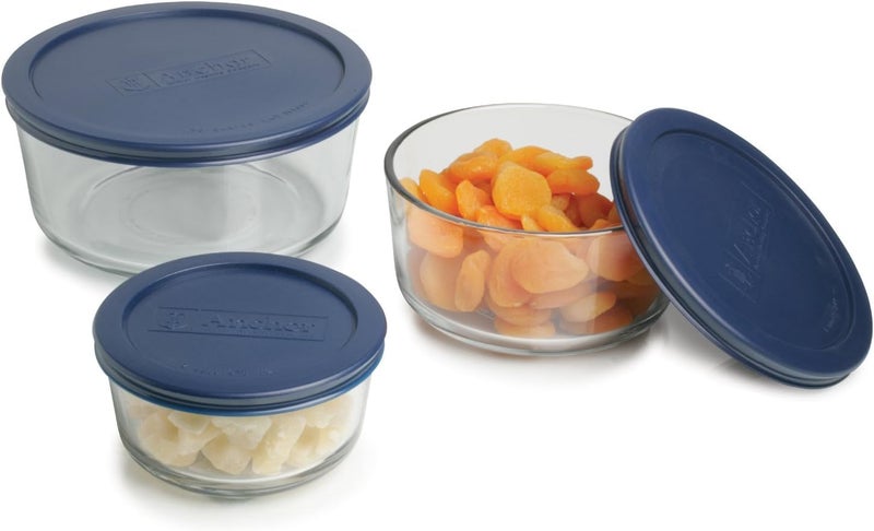 Anchor Hocking 6 Piece Glass Food Storage Set - Image 2