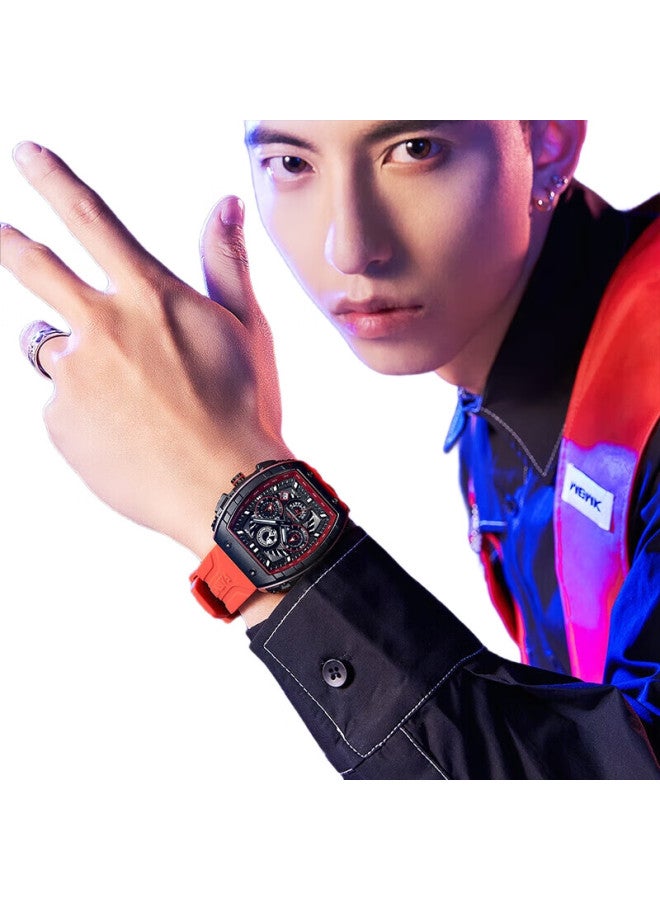 FAIRWHALE Watch Whale Series Men'S Mechanical Style Student Waterproof Sports Watch With Date Display And Luminous Hands, Domestic Watch Fw-5670 - Image 1