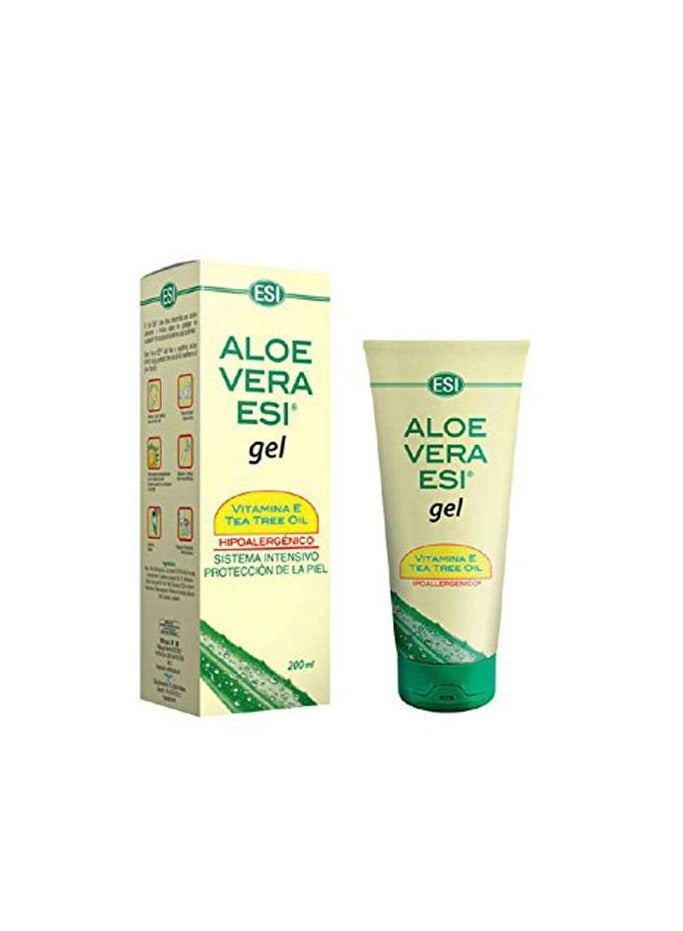 ESI Esi Aloe Vera Gel Vitamin E + Tea Tree 200 ml