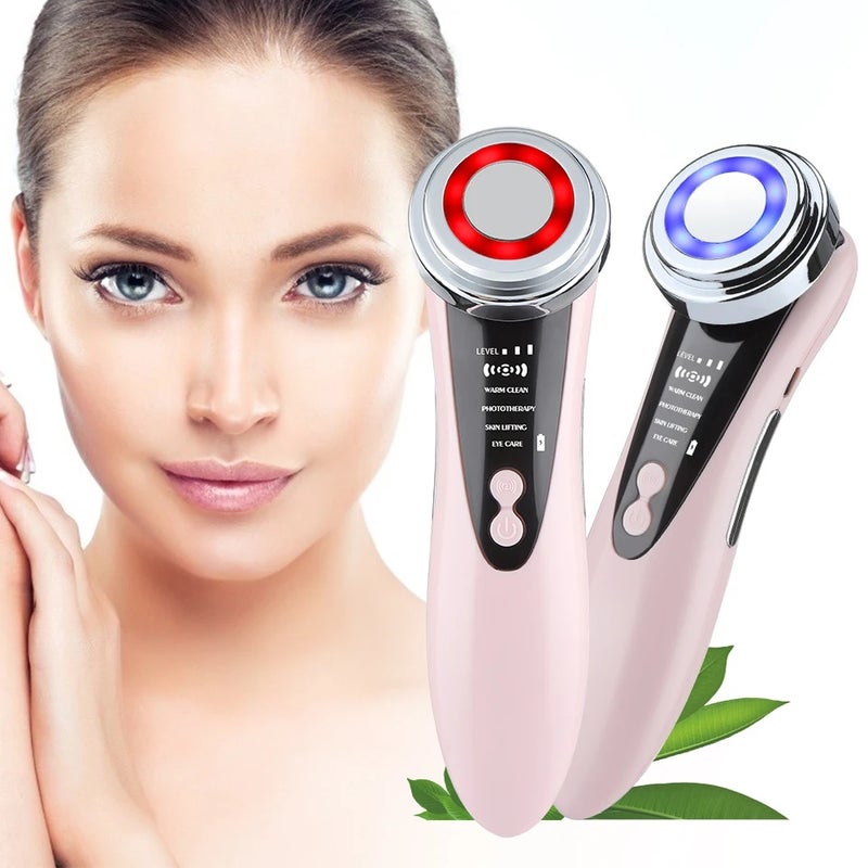 HailiCare 5 In 1 Electric Facial Massage Device Color Clean Face Skin Beauty Machine Warm Cleansing Care Tool Facial Massager - Image 1