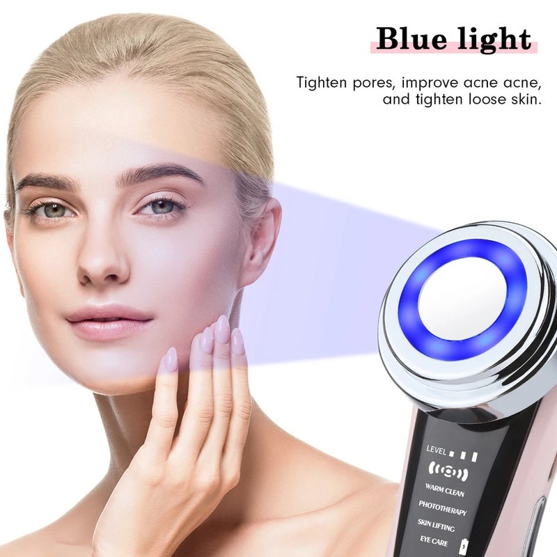 HailiCare 5 In 1 Electric Facial Massage Device Color Clean Face Skin Beauty Machine Warm Cleansing Care Tool Facial Massager - Image 2