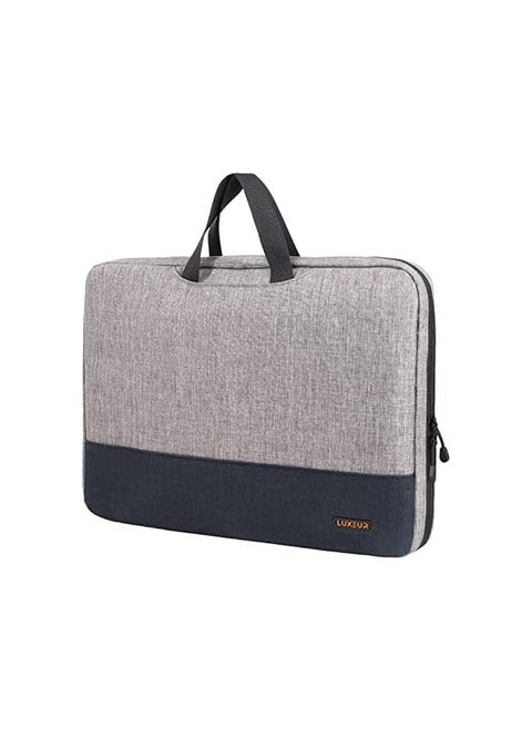 Laptop Bag 15.6/16 Inch MacBook Pro M1 2022/16 Inch Huawei MateBook D 16/15.6 Inch Lenovo/MSI/Dell XPS 15 Notebook Laptop Case Water-Resistant Laptop Zipper Sleeve Protective Briefcase Grey