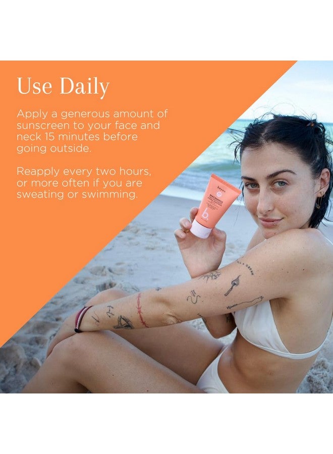 بي يو . نياسيناميد، مرطب يومي معدني، واقي من الشمس للوجه + عامل حماية من الشمس 40، 1.69 أونصة سائلة، نباتي ملون، لم يتم الإساءة إلى الحيوانات لتصنيعه، جميع أنواع البشرة - Image 4