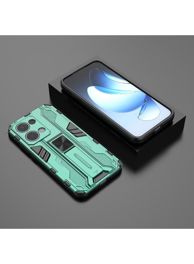 S-TOP Case For OPPO Reno13 5G Global Supersonic PC + TPU Holder Phone Case - Image 2