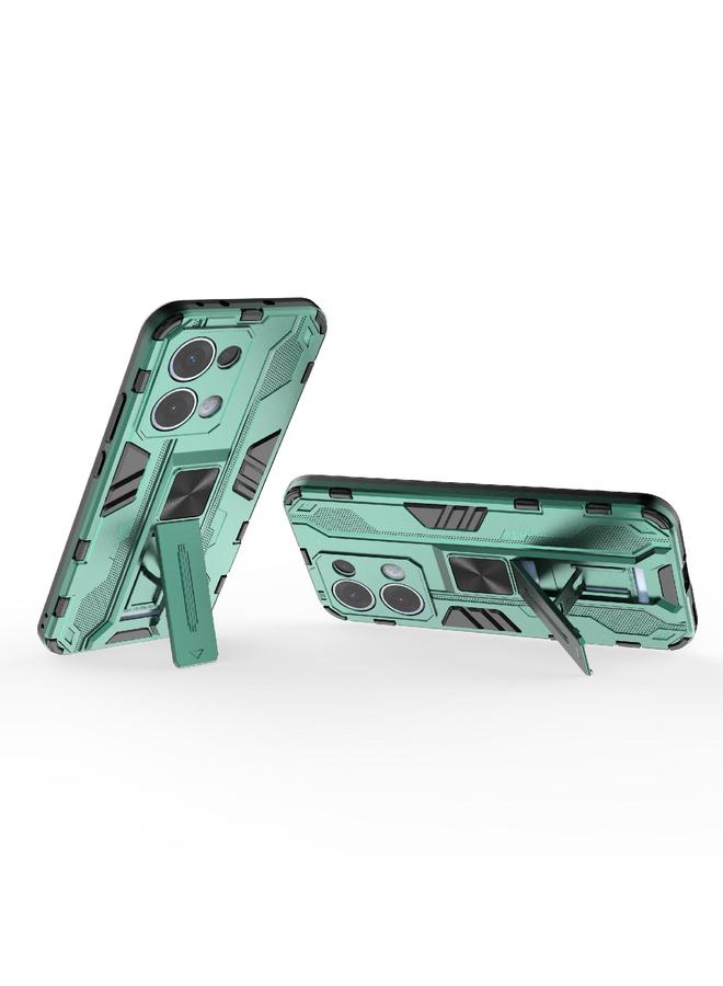 S-TOP Case For OPPO Reno13 5G Global Supersonic PC + TPU Holder Phone Case - Image 4