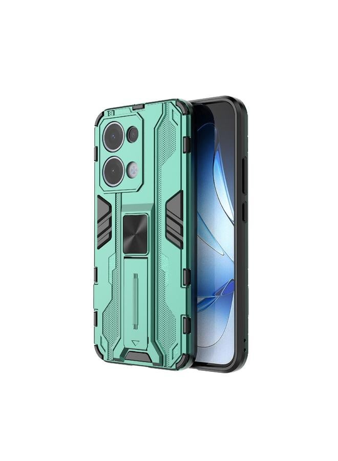 S-TOP Case For OPPO Reno13 5G Global Supersonic PC + TPU Holder Phone Case - Image 1
