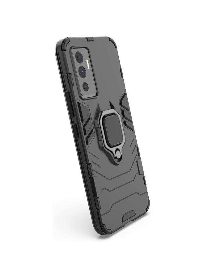 general The phone case is compatible with Vivo V23E, 360 degree swivel ring bracket, TPU/PC shockproof phone case, full body case, vivo v23e phone case - Image 3