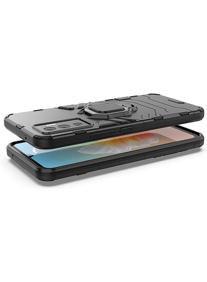 general The phone case is compatible with Vivo V23E, 360 degree swivel ring bracket, TPU/PC shockproof phone case, full body case, vivo v23e phone case - Image 4