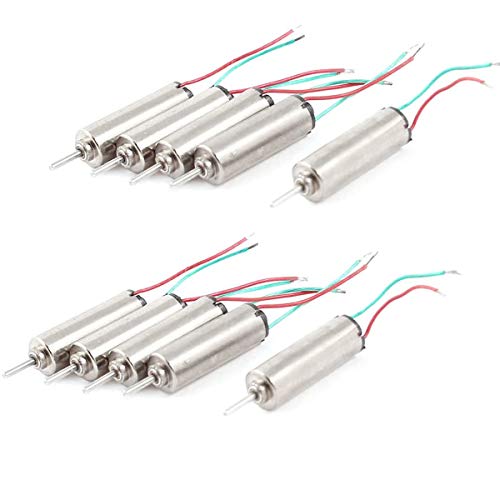 JING DC 1.5-3.7V 66000RPM Coreless Micro DC Motor 4mmx12mm for Airplane Model RC Toys - (10 Pcs) - Image 1
