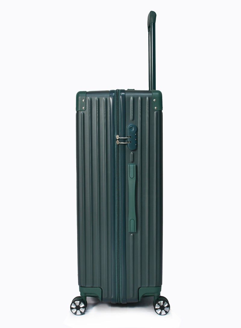 MORANO 3-Piece Unisex Morano Travel Luggage Trolley Set Green Size 28''-24''-20'' Inches. - Image 4