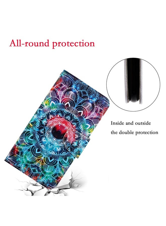 Case Cover For Samsung Galaxy A23 5G Colored Drawing Pattern Flip Leather Case(Mandala)