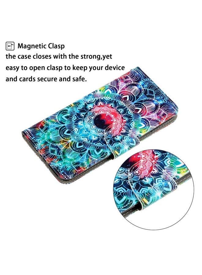 Case Cover For Samsung Galaxy A23 5G Colored Drawing Pattern Flip Leather Case(Mandala)