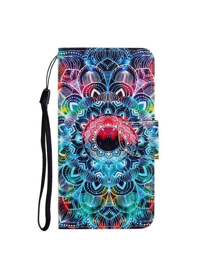 Case Cover For Samsung Galaxy A23 5G Colored Drawing Pattern Flip Leather Case(Mandala)
