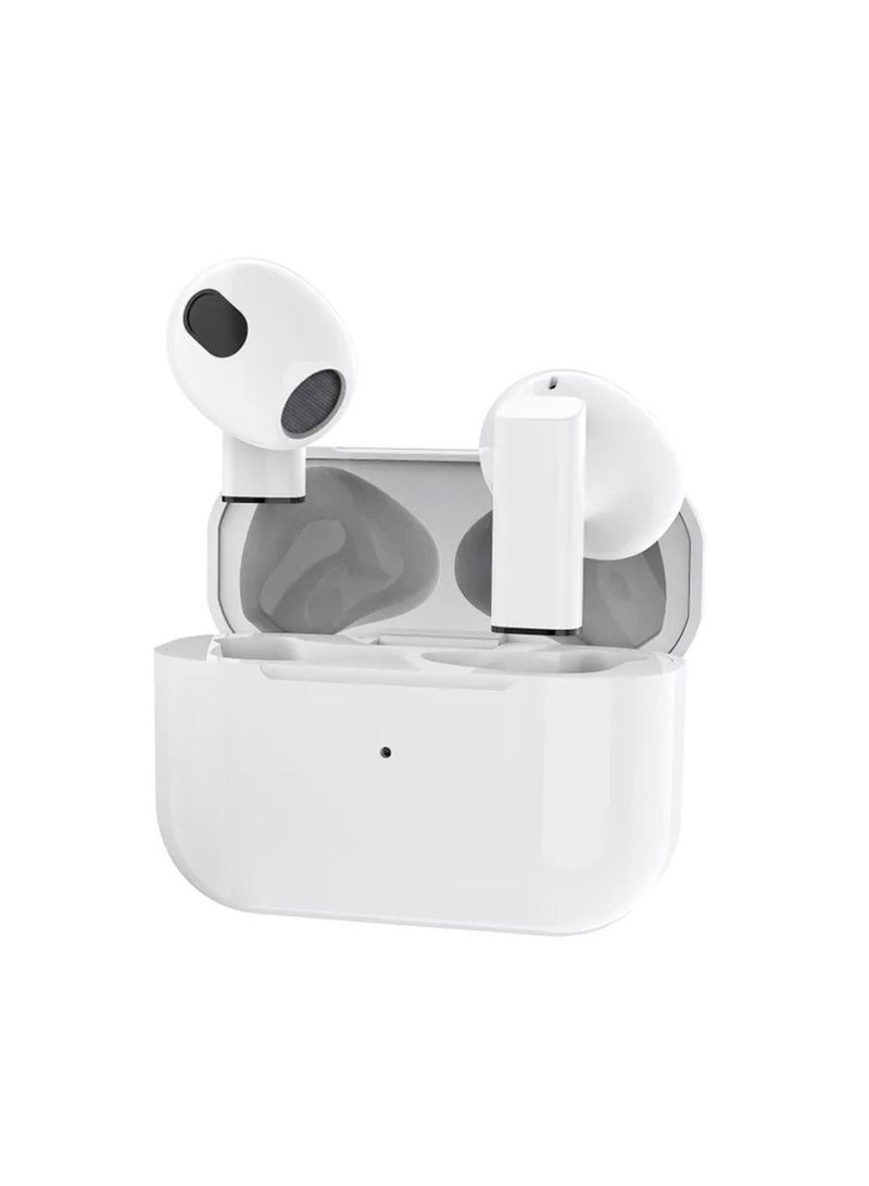 موديو سماعات أذن K6 Mini اللاسلكية الحقيقية - بيضاء، مريحة داخل الأذن، بلوتوث 5.1، تحكم باللمس، عزل للضوضاء، عمر بطارية طويل، تصميم محمول، صوت عالي الجودة للموسيقى والمكالمات - Image 5