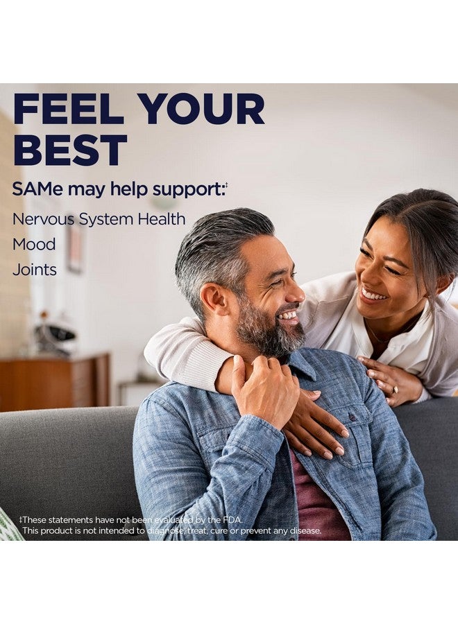 KAL Same 200mg (S-adenosyl-L-methionine), Nervous System, Wellbeing and Mood Support Supplement, Enhanced Absorption, No Enteric Coating Needed, Vegetarian, 60-Day Guarantee, 30 Serv, 30 VegCaps - Image 3