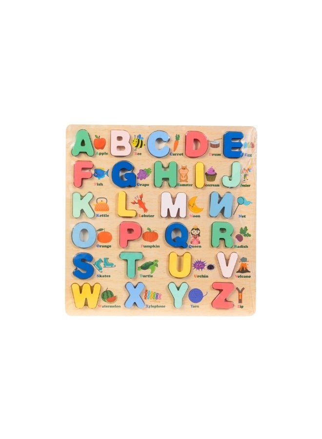 Wooden Board – English Alphabet Learning  - Image 1