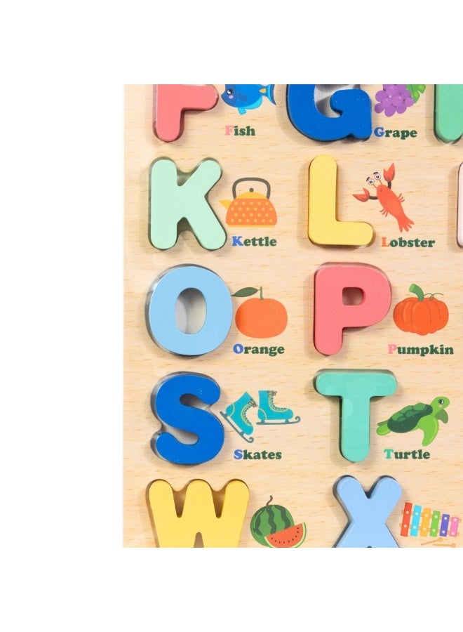 Wooden Board – English Alphabet Learning  - Image 2
