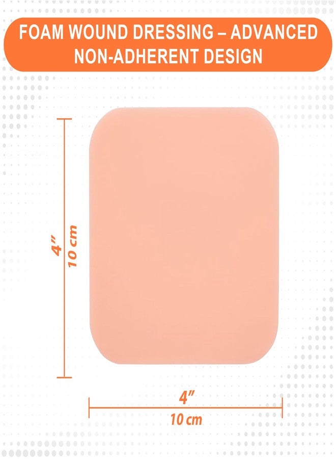MedVance ضمادة ميدفانس PHMB المائية غير اللاصقة من رغوة هيدروفيلية 4"X4"، علبة تحتوي على 5 ضمادات - Image 3