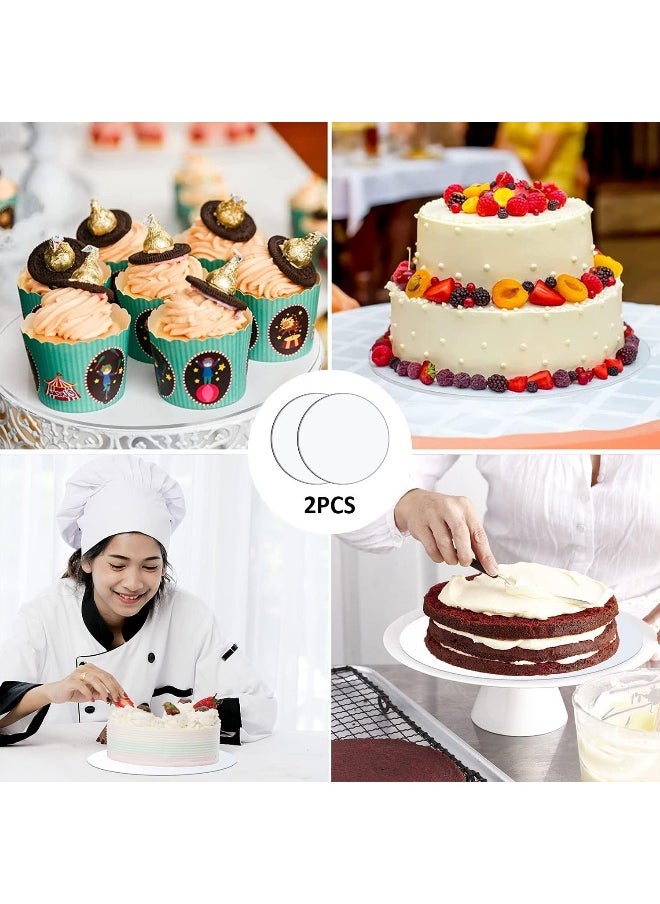 TPGP Round Acrylic Cake Disc 30cm, Cake Blanks Plexiglass Sheet, Cake Board DIY Painting Christmas Decorations (4mm Thick)  - Image 3