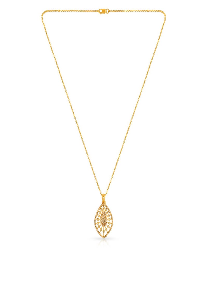 Malabar Gold and Diamonds 22 Carat 916 Purity Uncut Diamond Pendant EGNFNC294PN5Y for Women  - Image 1