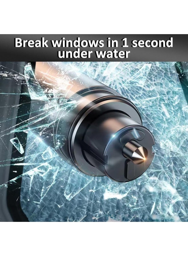 Safe Hammer Glass Breaker Under Water, Car Hammer Seatbelt Cutter Window Breaker Emergency Escape Tool,Free Antiskid, Safehammer Glass Breaker for New Cars - Image 2
