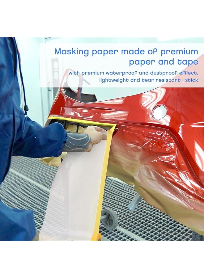 إيروريكس فيلم مقاوم للغبار لتغطية الأثاث، فيلم أريكة، غطاء سرير، 4*25 متر، مناسب للأثاث، منع الغبار، الديكور الهندسي، طلاء مقاوم للرذاذ، شريط لاصق للسيارة - Image 5