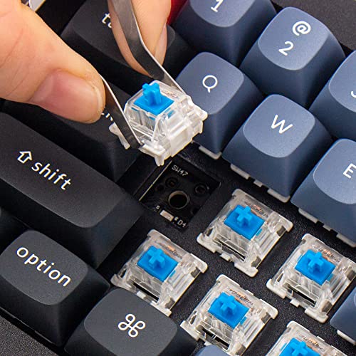 Keychron Q4 Wired Custom Mechanical Keyboard, 60% Layout QMK/VIA Programmable Macro with Hot-swappable Gateron G Pro Blue Switch Double Gasket Compatible with Mac Windows Linux (Black) - Image 2