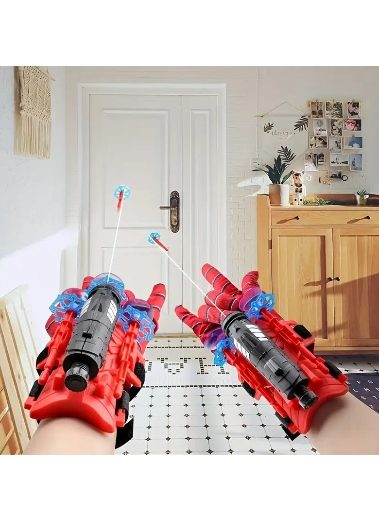 Spider Web Shooter Toy for Kids, 5-8M Long Range, Realistic Web-Slinging, Soft Suction Cup Darts, Fun & Safe Interactive Play, Superhero Role-Playing for Boys and Girls  - Image 3
