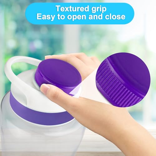 gocola Lid for Cirkul Water Bottle - 4 Pack Cap Lid Replacements Compatible with Cirkul, Fits Cirkul Flavor Cartridges, Essential Accessories for Plastic and Stainless Steel Water Bottles - Image 4