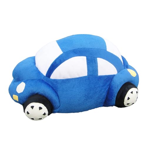 XiRiDa Car Plush Stuffed Pillow Plushie Car Shaped Toy Blue Stuff Gifts for Kids 137 - Image 1