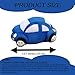 XiRiDa Car Plush Stuffed Pillow Plushie Car Shaped Toy Blue Stuff Gifts for Kids 137 - Image 4