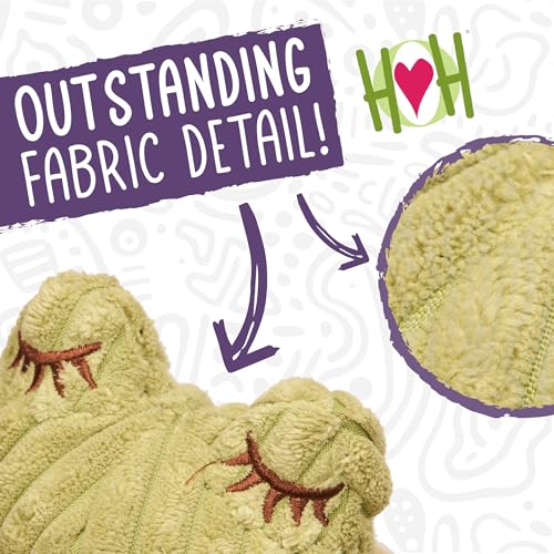 HuggleHounds Knottie Plush Dog Toy - Dog Stuffed Animal Toy, Squeaky Puppy Toys, for Small, Medium & Large Dogs, Durable Plush to Keep Them Busy - Bitsy Bunny, Small - Image 2