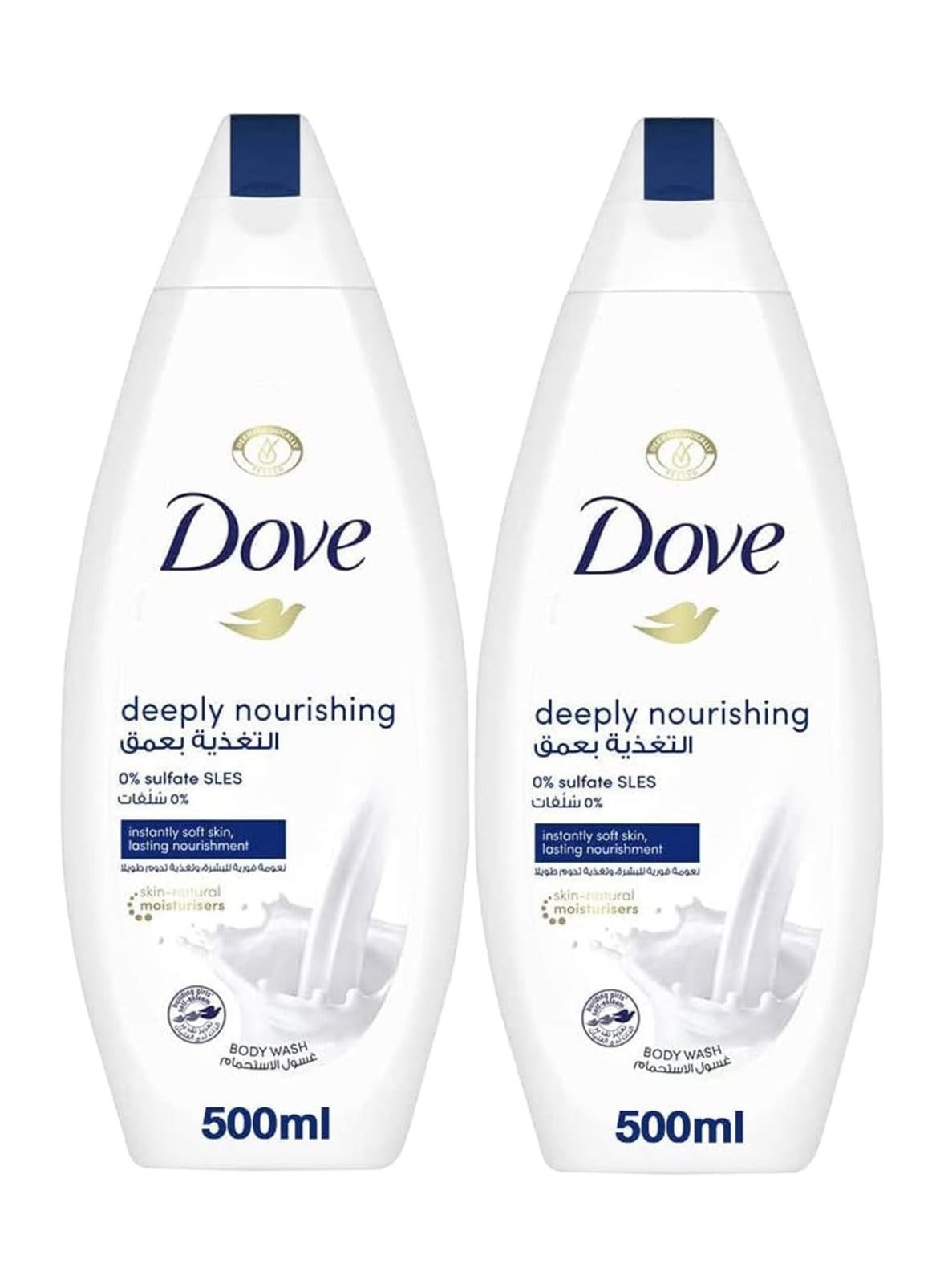 Dove Deeply Nourishing Body Wash Repair And Nourish Dry Skin 1000 ML