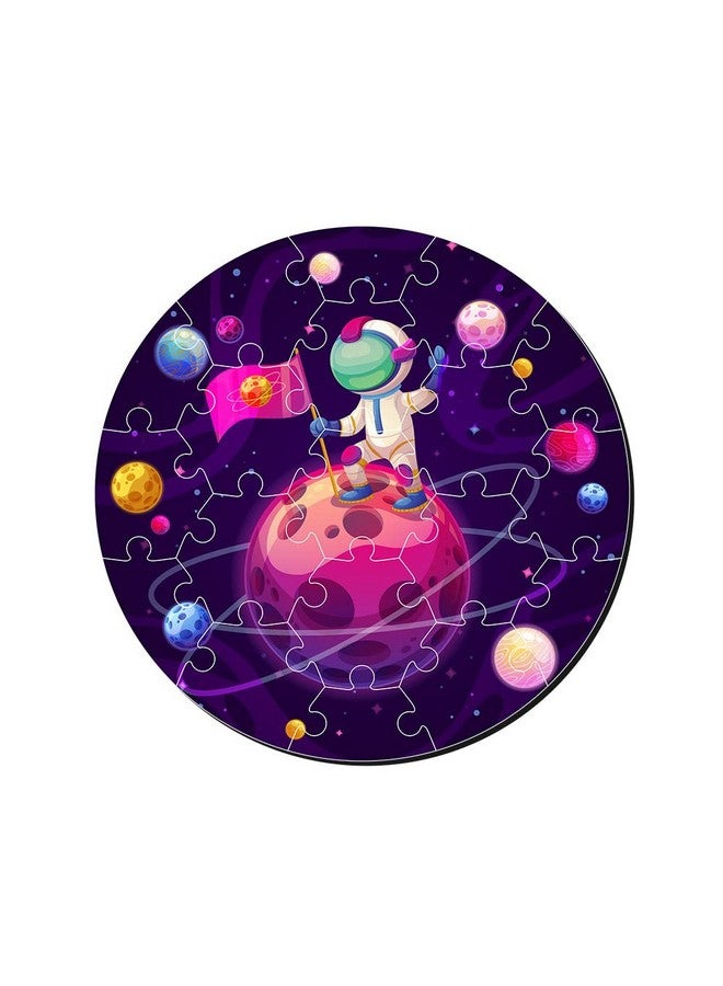 Artvibes Artvibes Wooden Premium Astronaut on The Planet Puzzles for Kids | Puzzles for Kids Age 2 and 3 | 19 Piece Puzzles | Toddlers Wooden Puzzle | Fun Learning Brain Booster for Little Champions (PZ_703N)  - Image 1