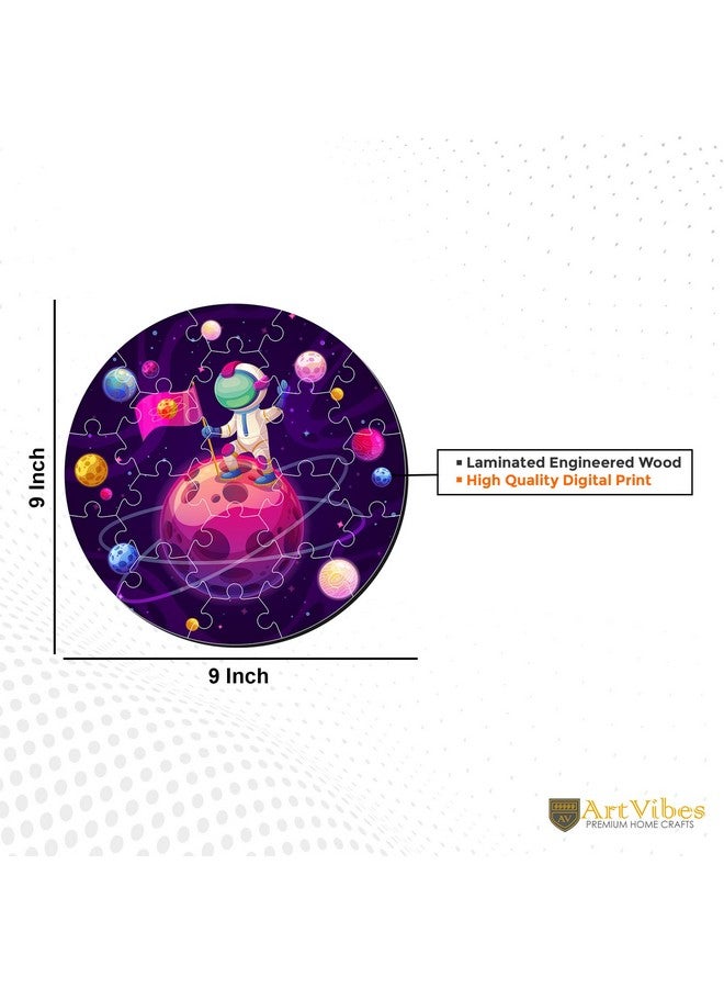 Artvibes Artvibes Wooden Premium Astronaut on The Planet Puzzles for Kids | Puzzles for Kids Age 2 and 3 | 19 Piece Puzzles | Toddlers Wooden Puzzle | Fun Learning Brain Booster for Little Champions (PZ_703N)  - Image 5