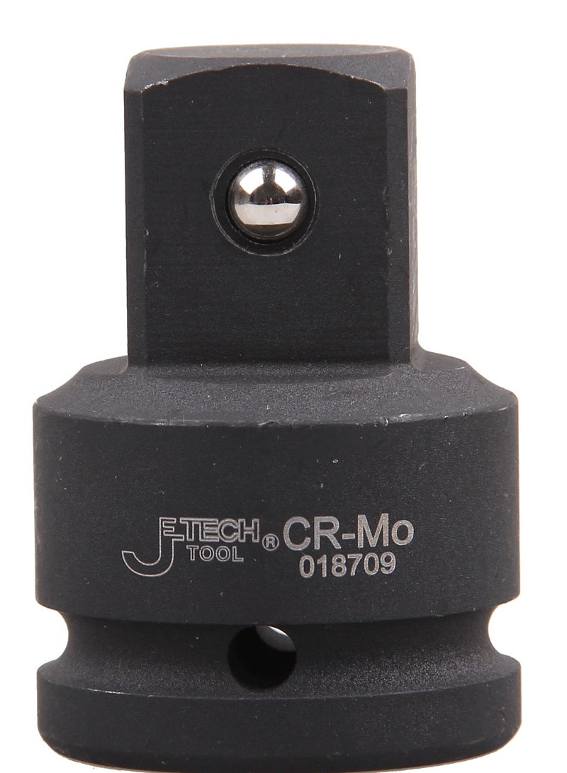 jetechtool Jetech 3/4-Inch Male to 1-Inch Female Impact Socket Adapter, Reducer for Impact Driver Conversions, Chrome Molybdenum Alloy Steel, Cold Forged - FWJ3/4-1 - Image 1