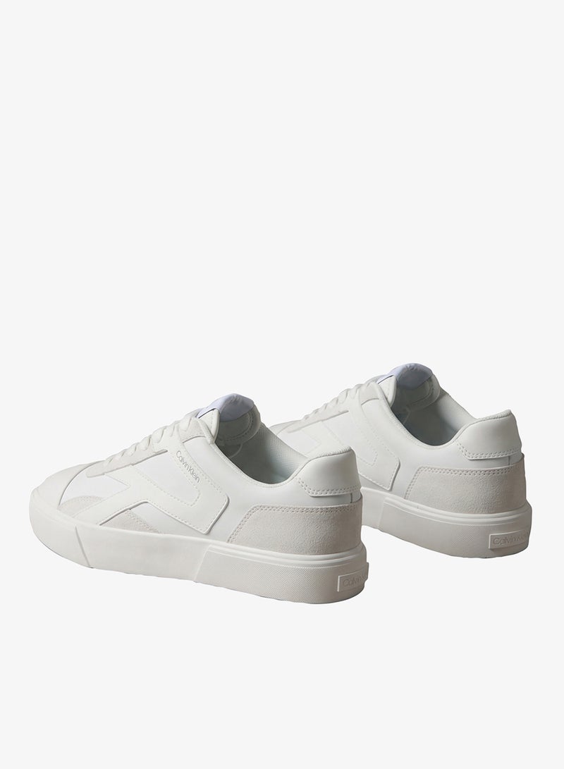CALVIN KLEIN Stripe Vulcanised Leather Sneakers - Image 4