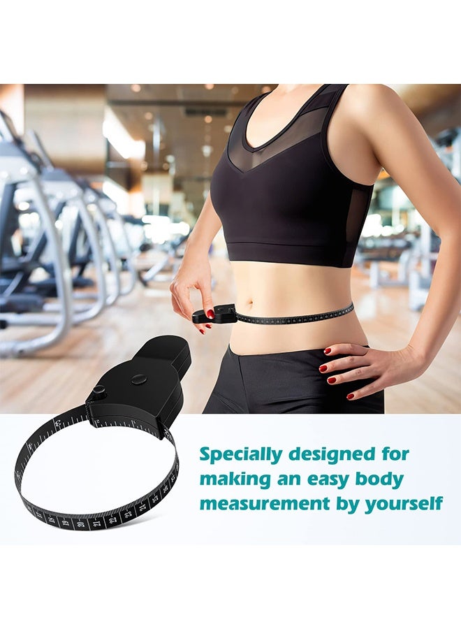 1 Pack 60'' / 150cm Dual-Scale Flexible Soft Body Measuring , for Tailor Fabric Sewing, Waist & Body Circumference Measurement - Image 4