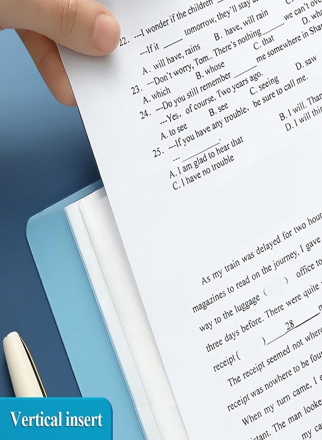 ام اند جي مجلد M&G ذو 60 جيبًا مع أكمام بلاستيكية 9.2 × 12، حافظة ملفات A4 مع واقيات أوراق شفافة، كتاب عرض فني، عرض 120 صفحة، منظم أوراق للمستندات الفنية، مكتب (أخضر) - Image 3