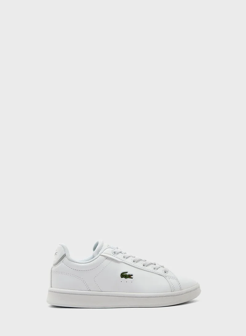 LACOSTE Kids Lace Up Court Sneakers