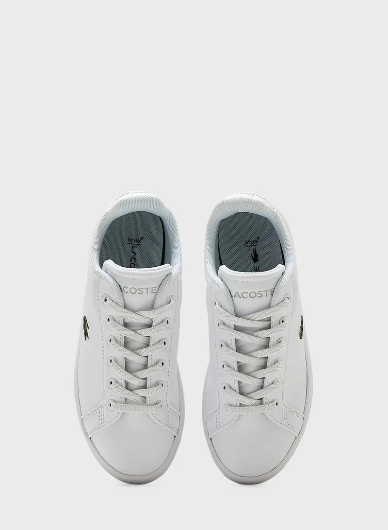 LACOSTE Kids Lace Up Court Sneakers