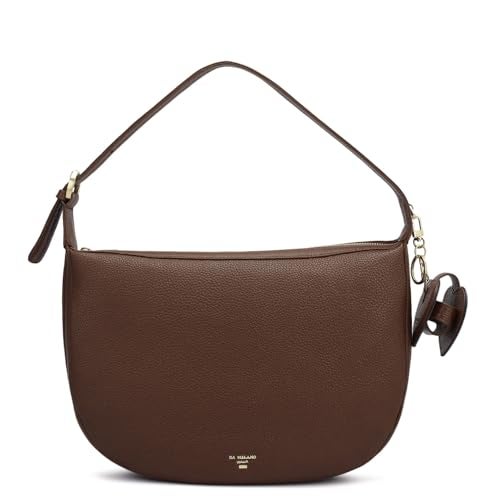 Da Milano Women's Leather Shoulder Bag - Brown - Image 1
