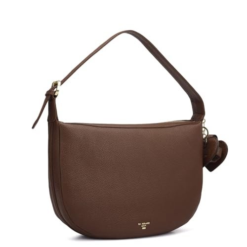 Da Milano Women's Leather Shoulder Bag - Brown - Image 2