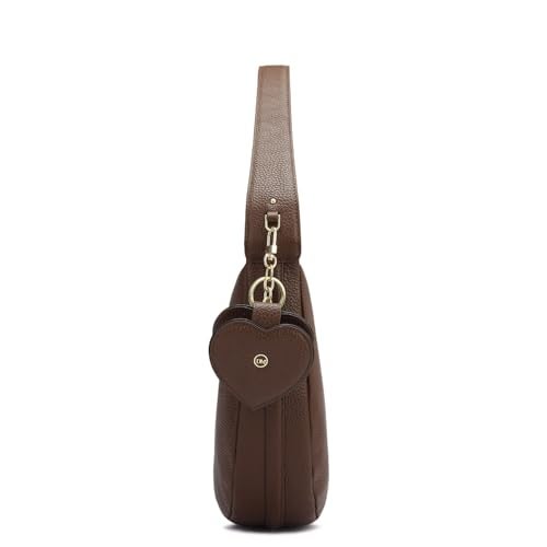 Da Milano Women's Leather Shoulder Bag - Brown - Image 3