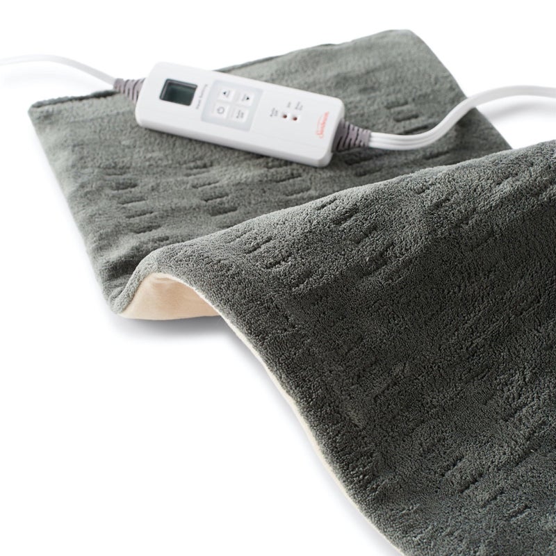 Sunbeam XL Heating Pad for Back Neck and Shoulder Pain Relief Auto Shut Off 6 Heat Settings Extra Large 12 x 24 Green Ideal for Muscle Aches and Arthritis Pain - Image 2