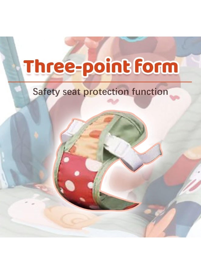 Tiibaby Musical Baby Rocker | Rocking Chair for Infants to Toddlers | with Vibrating Rocking and Soothing Toys for Toddlers | Suitable from Birth - Image 3