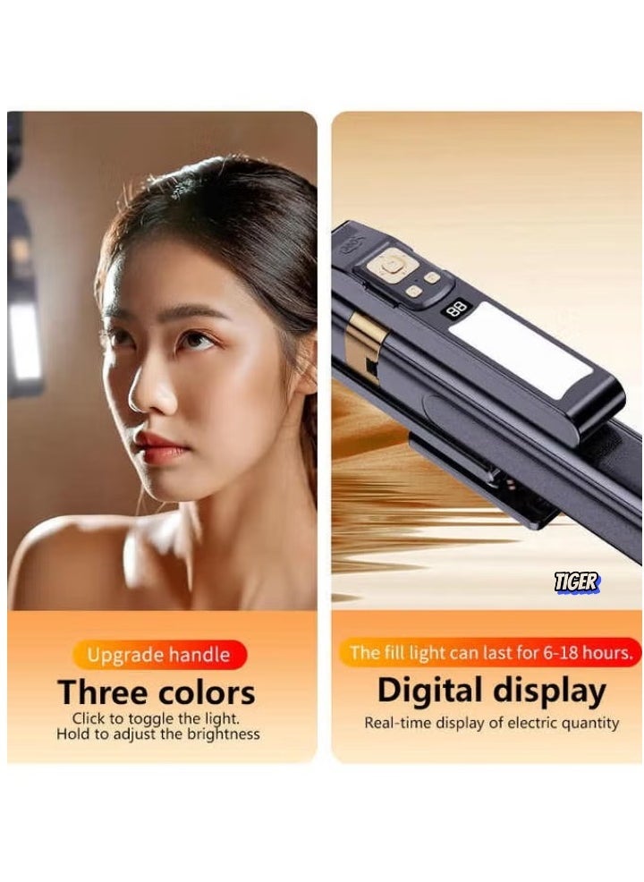 JAJEEK عصا السيلفي الثلاثية CL12P بارتفاع 1.8 متر – عصا سيلفي ذكية بتقنية تتبع ذكي مع دوران 360°، تحكم عن بعد، عصا سيلفي محمولة للهواتف والكاميرات – مثالية للتصوير الفوتوغرافي، والفيديو، والتصوير الجماعي - Image 2