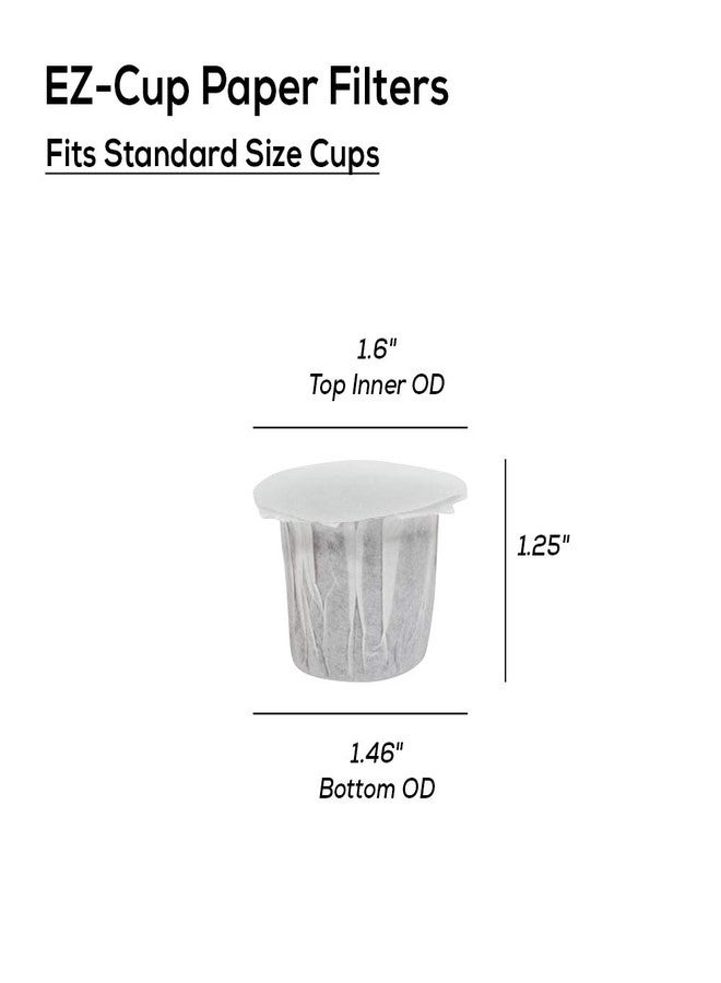 Perfect Pod EZ-Cup Paper Coffee Filters with Patented Lid for Single-Serve Coffee Brewers and Coffee Pods, Compatible with Keurig, 16-Pack (800 Filters) - Image 5